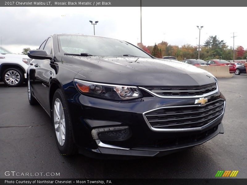 Mosaic Black Metallic / Jet Black 2017 Chevrolet Malibu LT