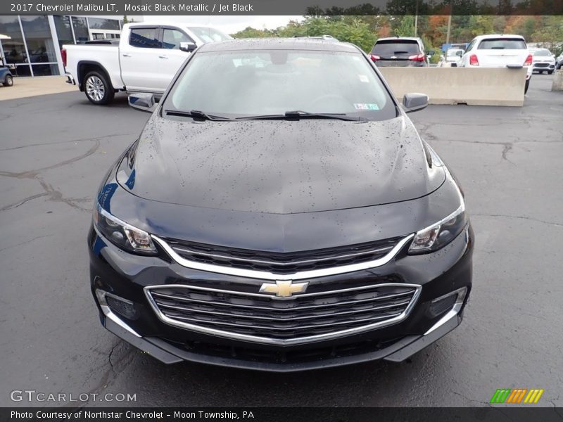 Mosaic Black Metallic / Jet Black 2017 Chevrolet Malibu LT