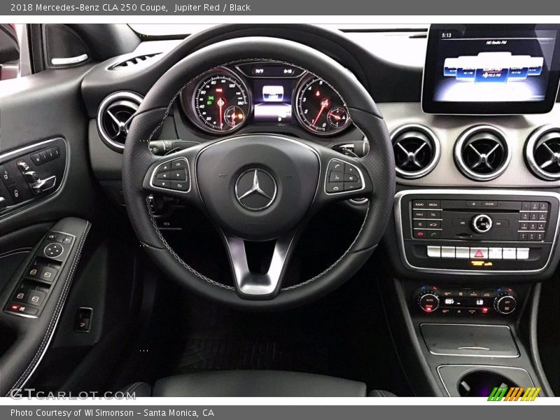 Jupiter Red / Black 2018 Mercedes-Benz CLA 250 Coupe