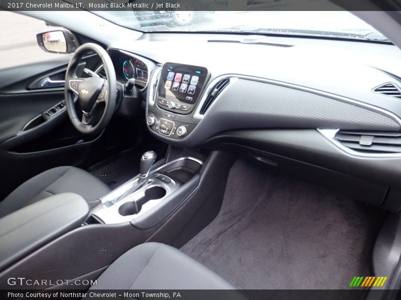 Mosaic Black Metallic / Jet Black 2017 Chevrolet Malibu LT