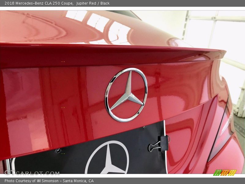 Jupiter Red / Black 2018 Mercedes-Benz CLA 250 Coupe