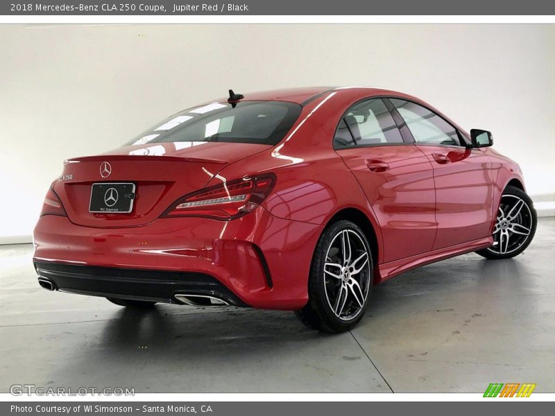 Jupiter Red / Black 2018 Mercedes-Benz CLA 250 Coupe