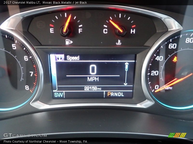 Mosaic Black Metallic / Jet Black 2017 Chevrolet Malibu LT