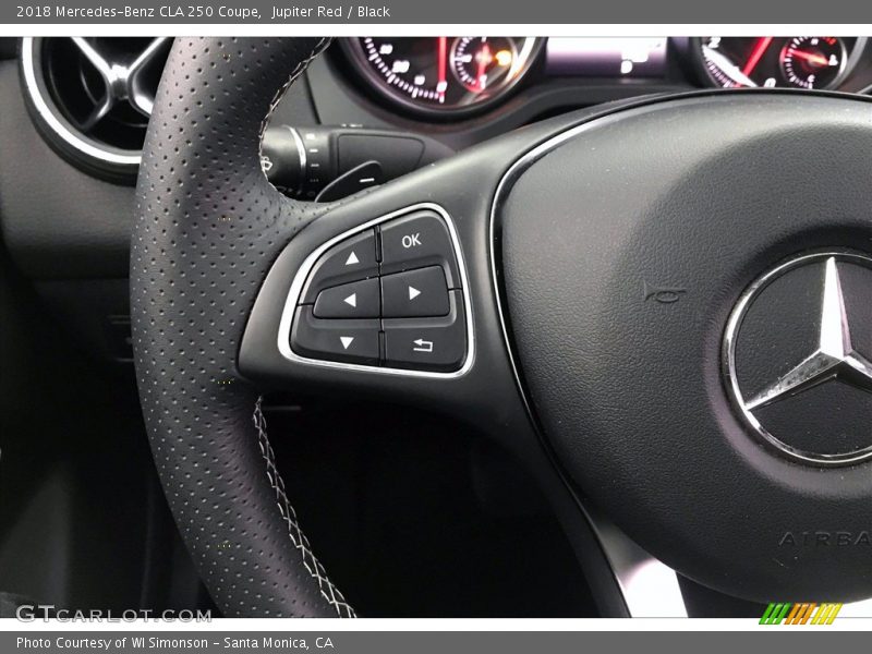 Jupiter Red / Black 2018 Mercedes-Benz CLA 250 Coupe