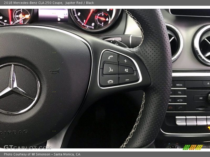 Jupiter Red / Black 2018 Mercedes-Benz CLA 250 Coupe