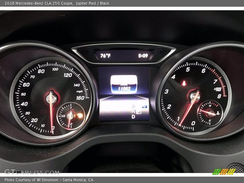 Jupiter Red / Black 2018 Mercedes-Benz CLA 250 Coupe