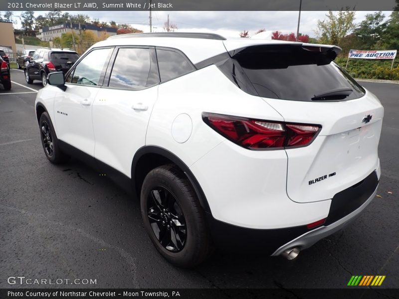 Summit White / Jet Black 2021 Chevrolet Blazer LT AWD