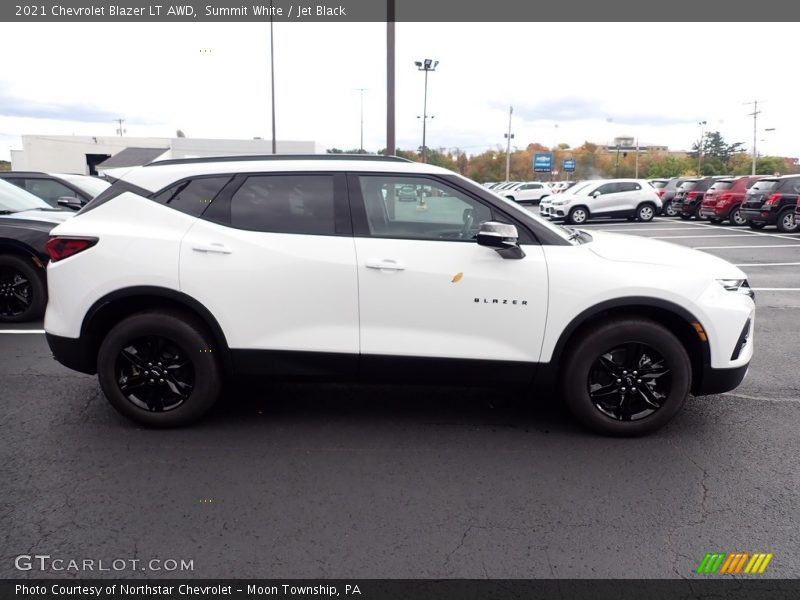 Summit White / Jet Black 2021 Chevrolet Blazer LT AWD