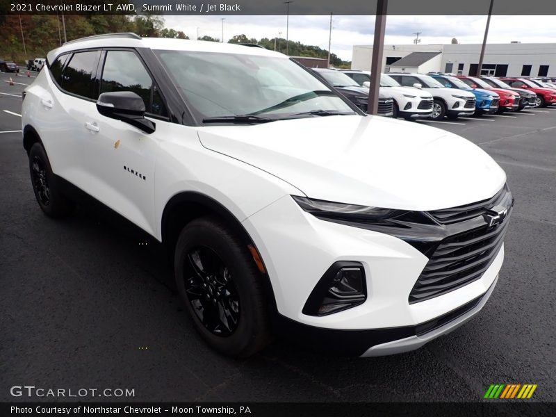 Summit White / Jet Black 2021 Chevrolet Blazer LT AWD