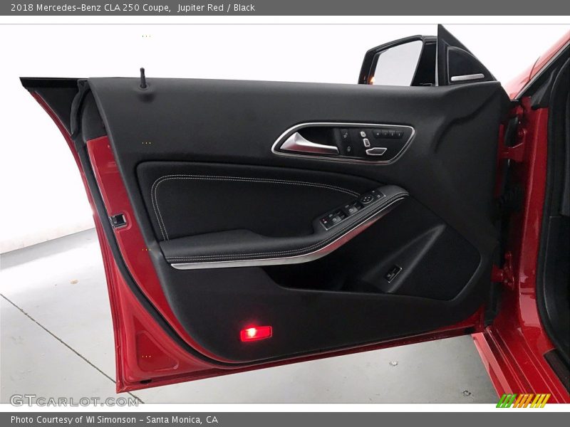 Jupiter Red / Black 2018 Mercedes-Benz CLA 250 Coupe