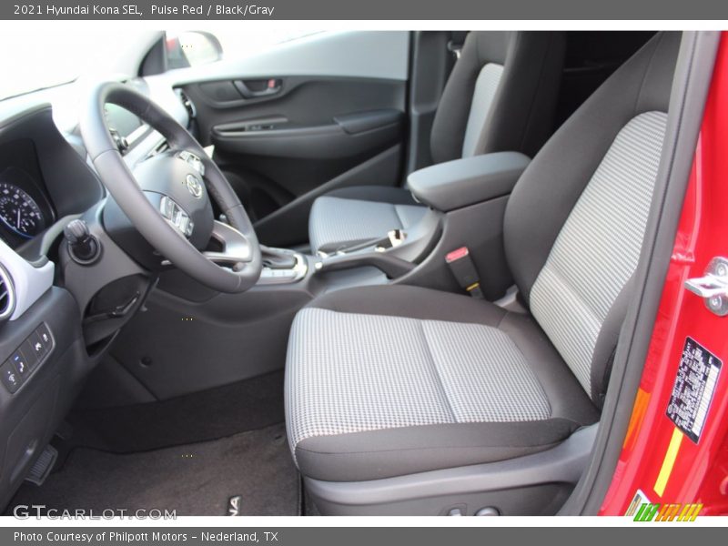 Pulse Red / Black/Gray 2021 Hyundai Kona SEL