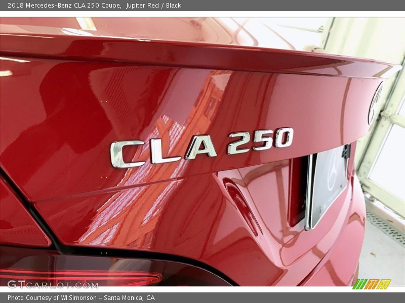 Jupiter Red / Black 2018 Mercedes-Benz CLA 250 Coupe