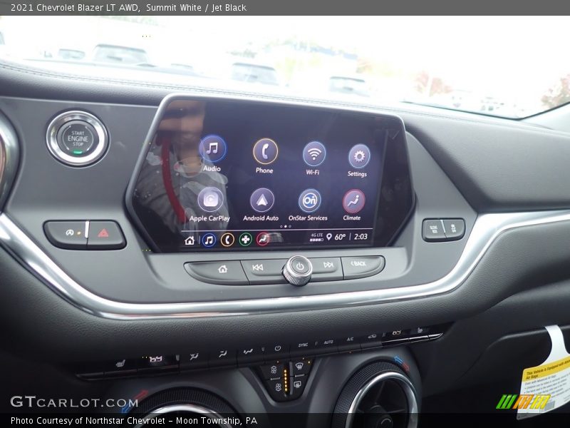 Summit White / Jet Black 2021 Chevrolet Blazer LT AWD