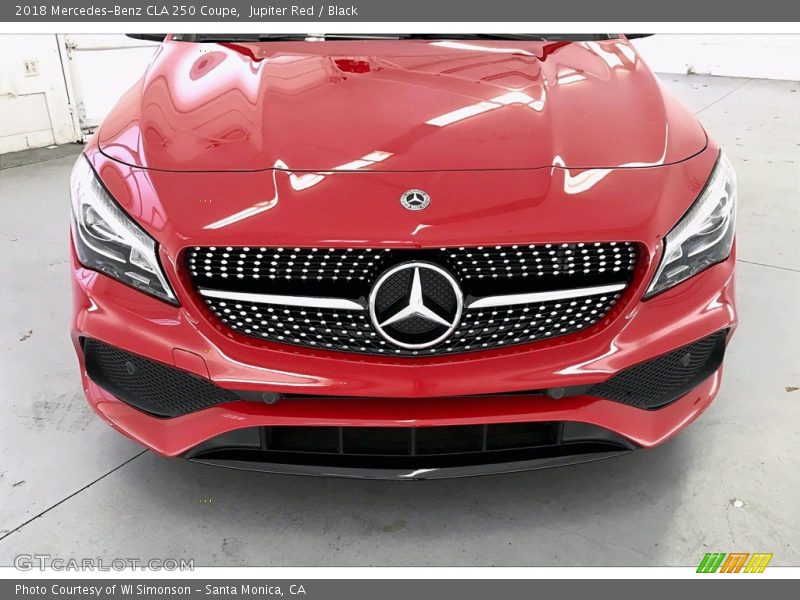 Jupiter Red / Black 2018 Mercedes-Benz CLA 250 Coupe
