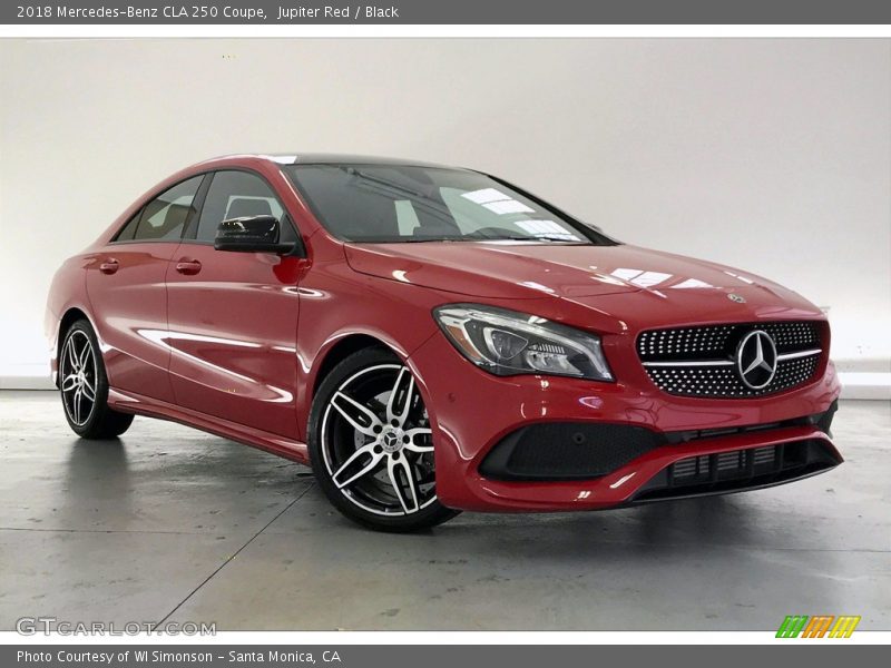 Jupiter Red / Black 2018 Mercedes-Benz CLA 250 Coupe