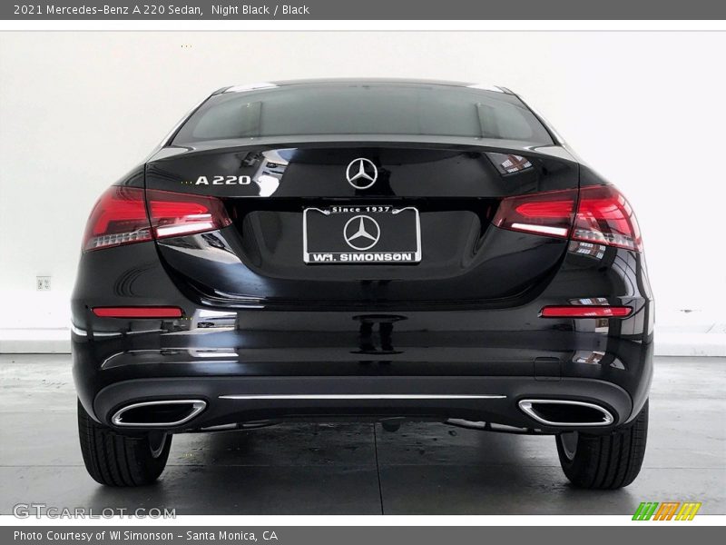 Night Black / Black 2021 Mercedes-Benz A 220 Sedan
