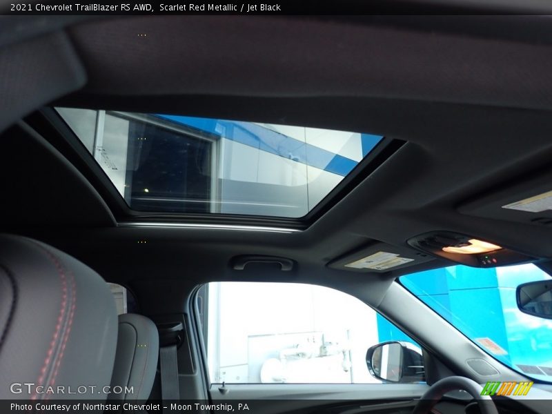 Sunroof of 2021 TrailBlazer RS AWD