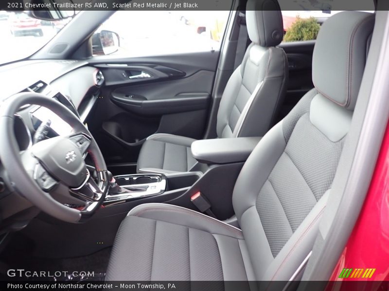 Front Seat of 2021 TrailBlazer RS AWD