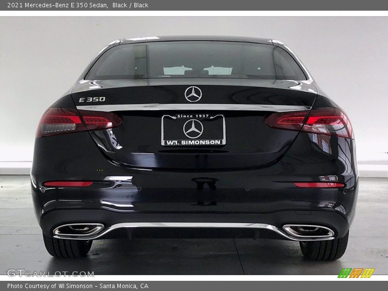 Black / Black 2021 Mercedes-Benz E 350 Sedan