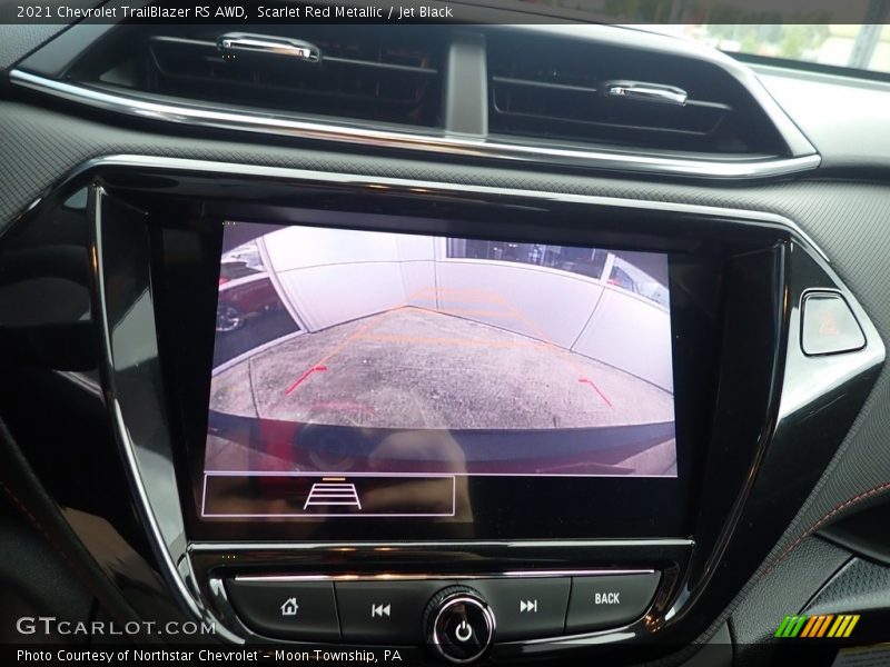 Controls of 2021 TrailBlazer RS AWD