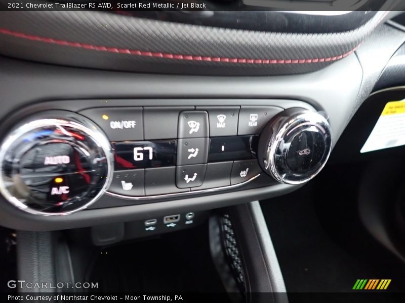 Scarlet Red Metallic / Jet Black 2021 Chevrolet TrailBlazer RS AWD