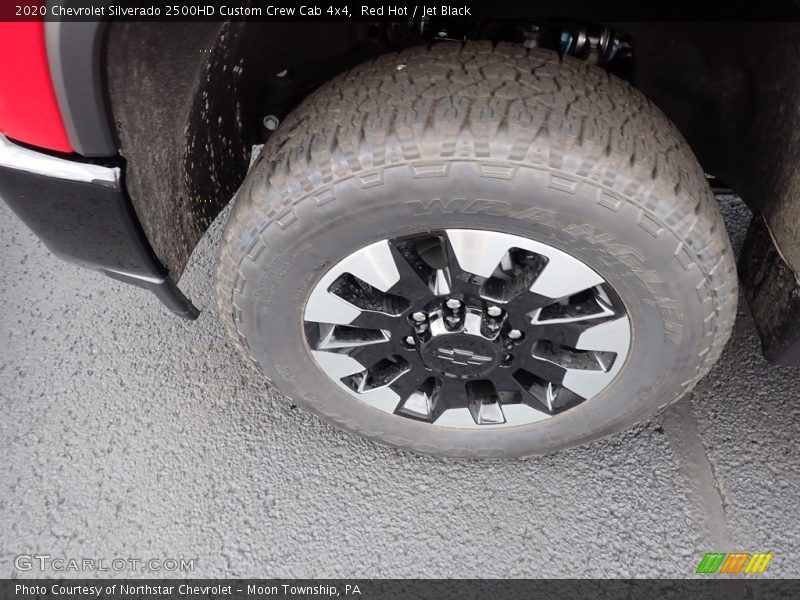 Red Hot / Jet Black 2020 Chevrolet Silverado 2500HD Custom Crew Cab 4x4
