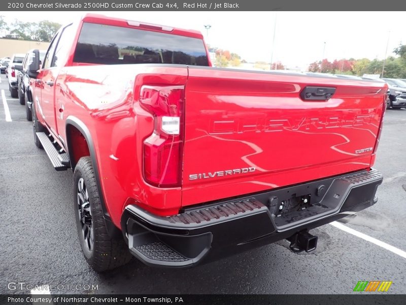 Red Hot / Jet Black 2020 Chevrolet Silverado 2500HD Custom Crew Cab 4x4