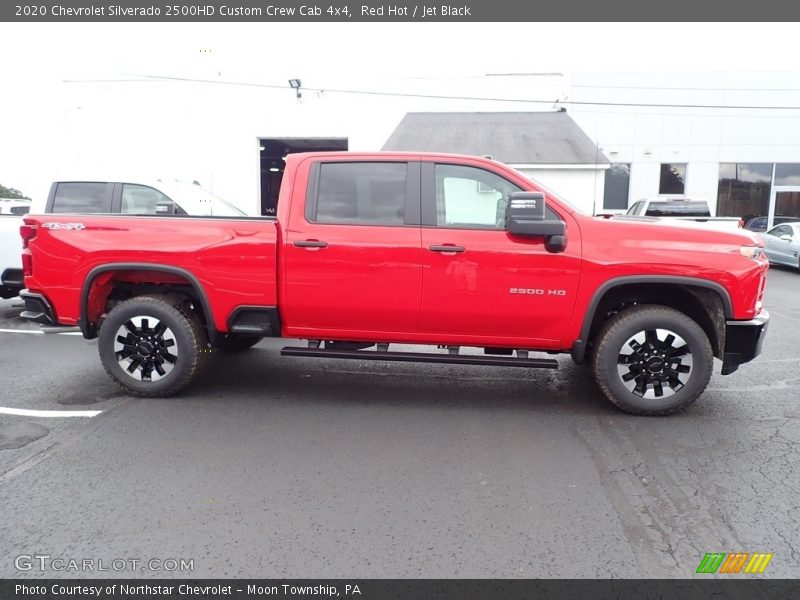 Red Hot / Jet Black 2020 Chevrolet Silverado 2500HD Custom Crew Cab 4x4