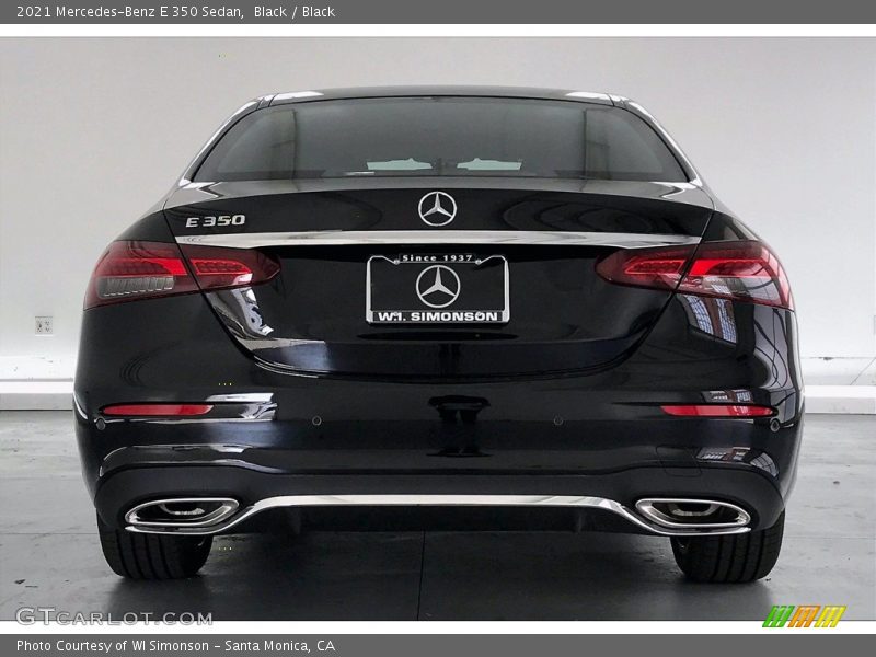 Black / Black 2021 Mercedes-Benz E 350 Sedan