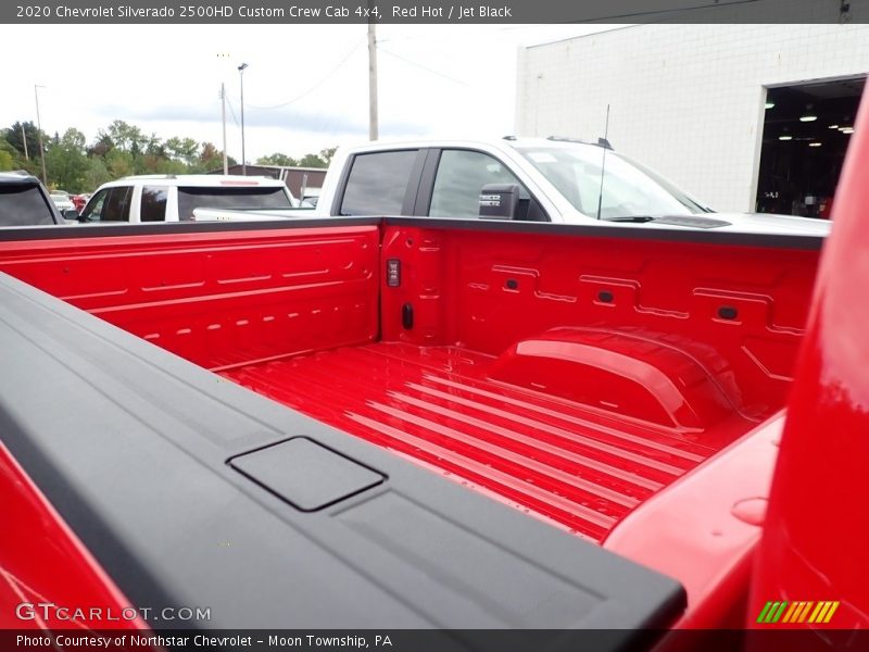 Red Hot / Jet Black 2020 Chevrolet Silverado 2500HD Custom Crew Cab 4x4