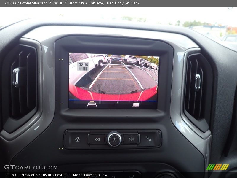 Red Hot / Jet Black 2020 Chevrolet Silverado 2500HD Custom Crew Cab 4x4