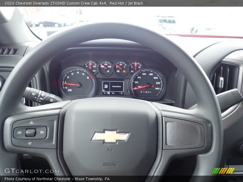 Red Hot / Jet Black 2020 Chevrolet Silverado 2500HD Custom Crew Cab 4x4