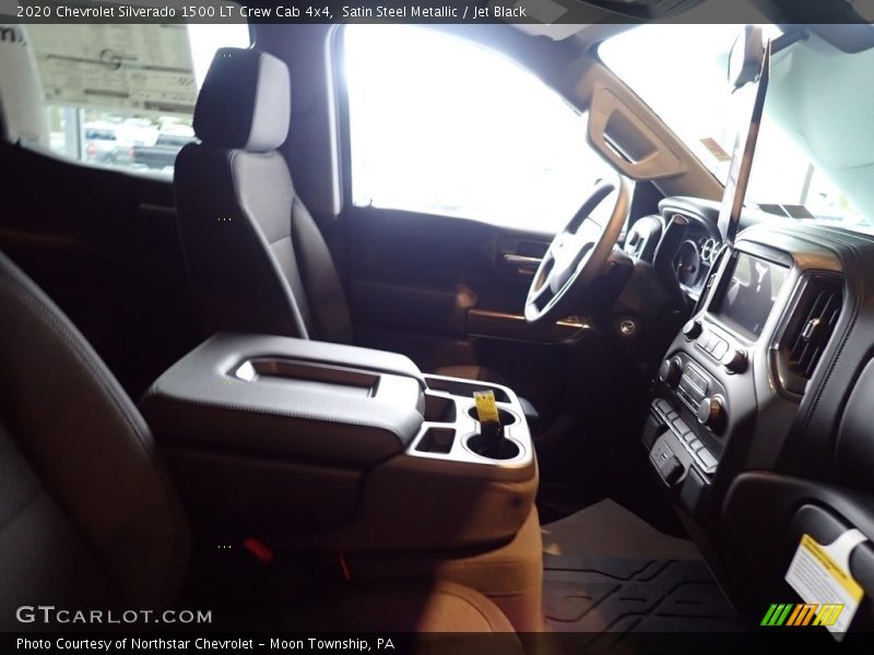 Satin Steel Metallic / Jet Black 2020 Chevrolet Silverado 1500 LT Crew Cab 4x4