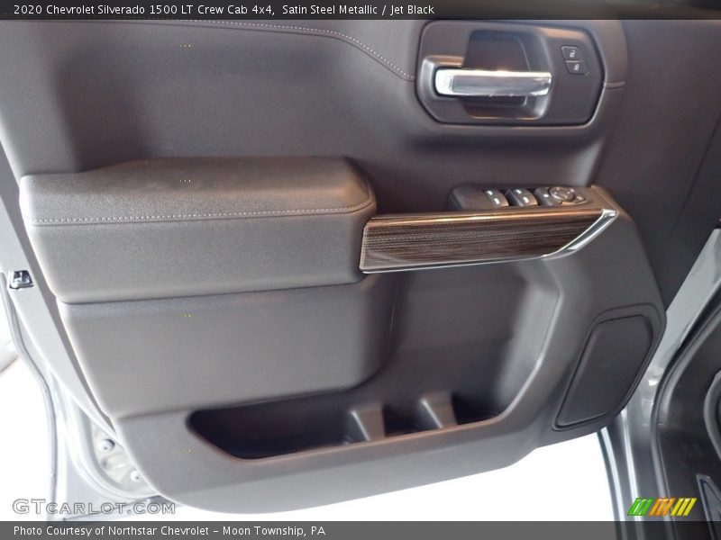 Satin Steel Metallic / Jet Black 2020 Chevrolet Silverado 1500 LT Crew Cab 4x4
