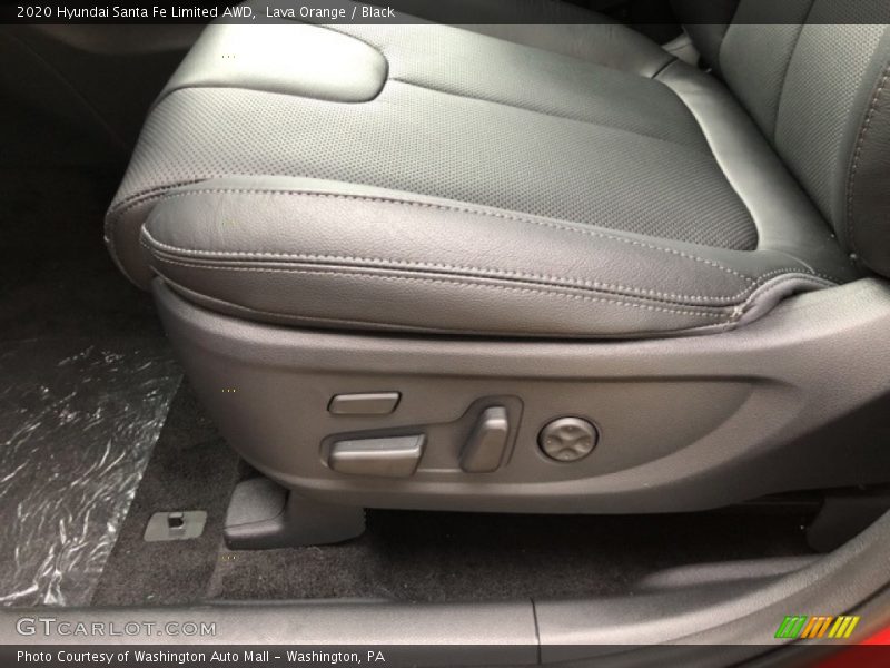 Lava Orange / Black 2020 Hyundai Santa Fe Limited AWD