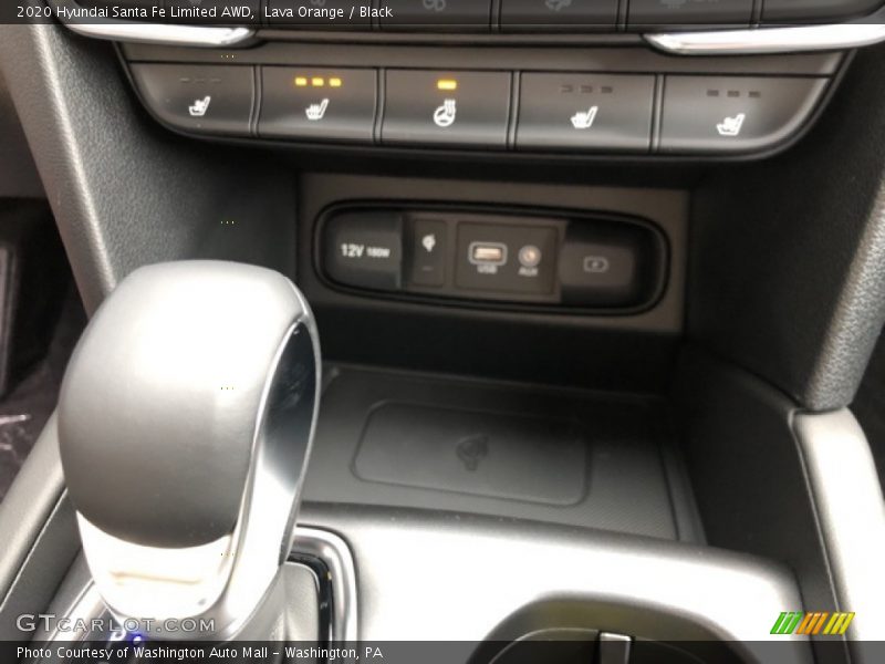 Lava Orange / Black 2020 Hyundai Santa Fe Limited AWD