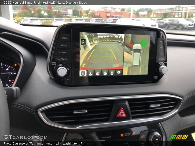 Lava Orange / Black 2020 Hyundai Santa Fe Limited AWD