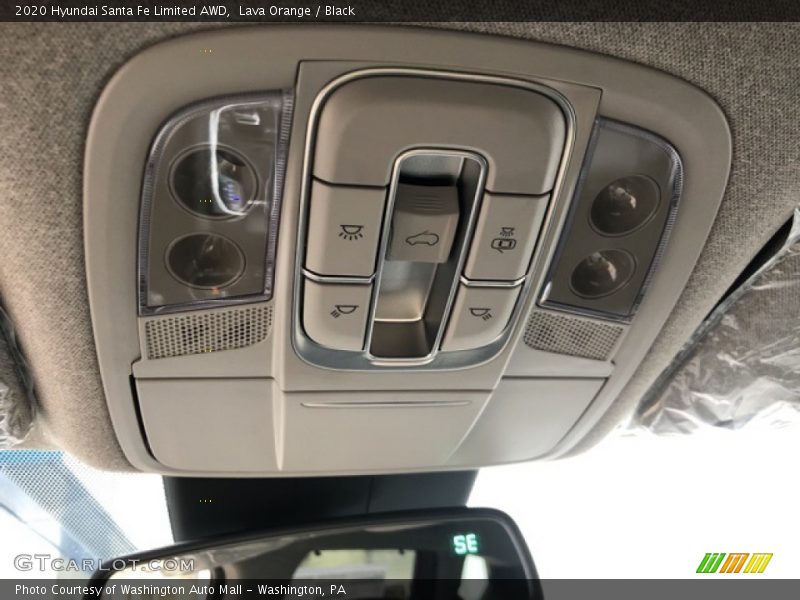 Lava Orange / Black 2020 Hyundai Santa Fe Limited AWD