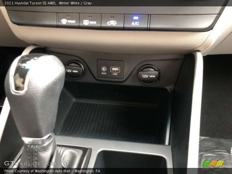Winter White / Gray 2021 Hyundai Tucson SE AWD
