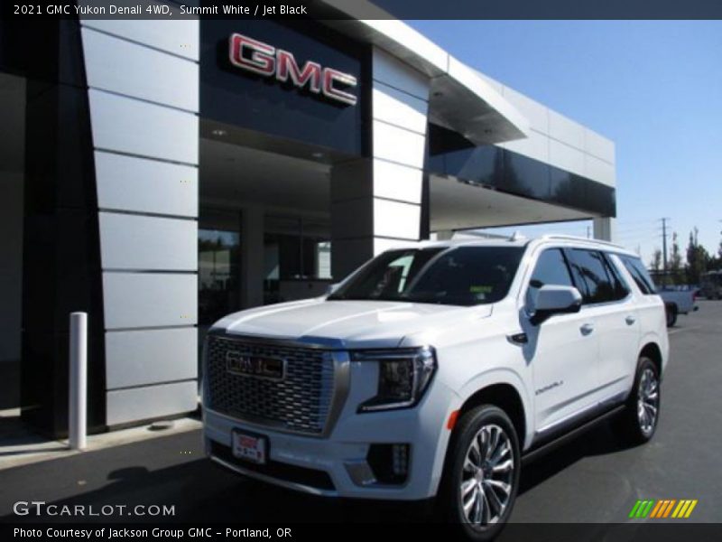 Summit White / Jet Black 2021 GMC Yukon Denali 4WD