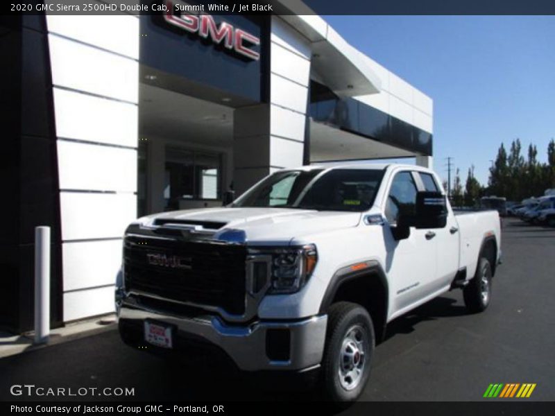 Summit White / Jet Black 2020 GMC Sierra 2500HD Double Cab