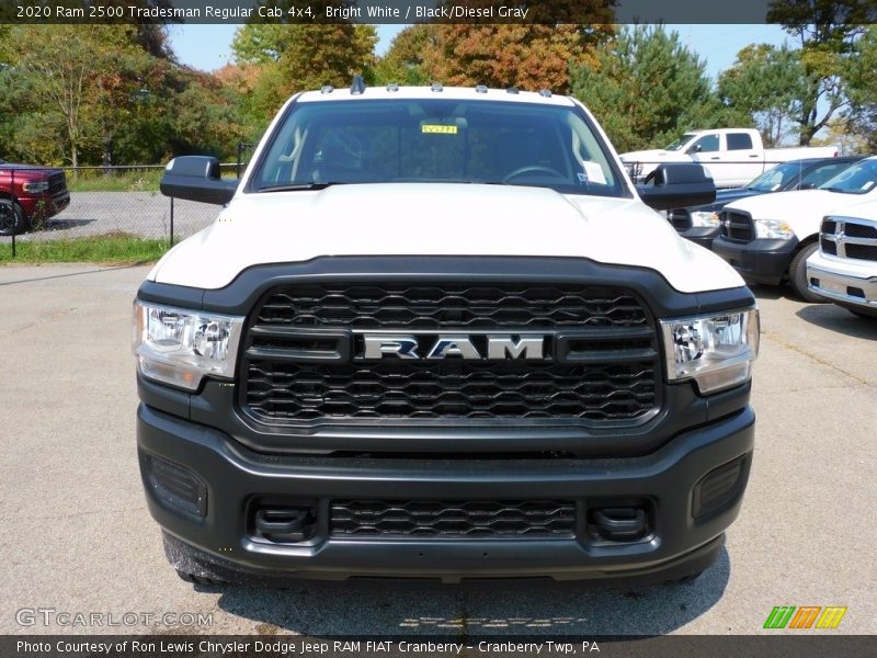 Bright White / Black/Diesel Gray 2020 Ram 2500 Tradesman Regular Cab 4x4