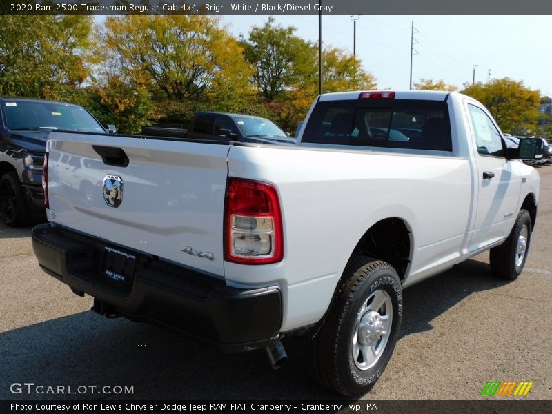 Bright White / Black/Diesel Gray 2020 Ram 2500 Tradesman Regular Cab 4x4