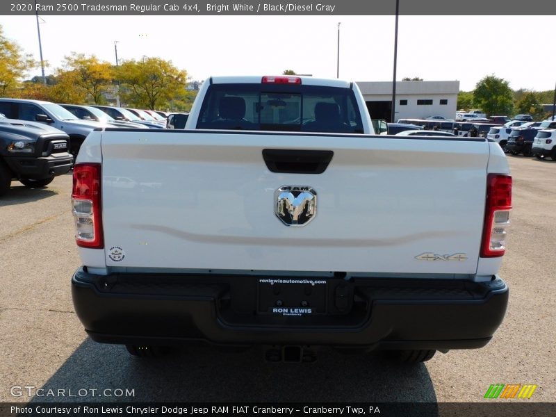 Bright White / Black/Diesel Gray 2020 Ram 2500 Tradesman Regular Cab 4x4