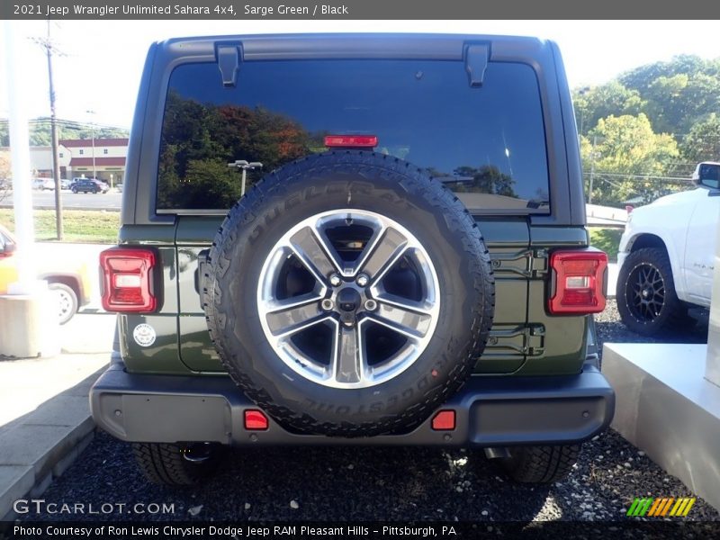 Sarge Green / Black 2021 Jeep Wrangler Unlimited Sahara 4x4