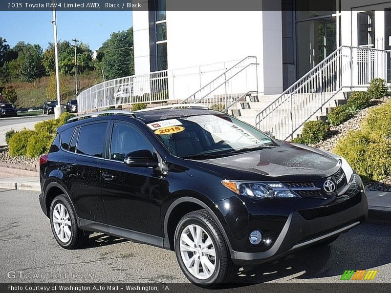 Black / Black 2015 Toyota RAV4 Limited AWD