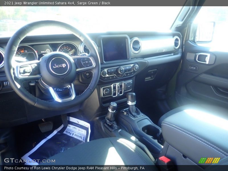 Sarge Green / Black 2021 Jeep Wrangler Unlimited Sahara 4x4