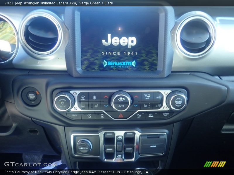 Sarge Green / Black 2021 Jeep Wrangler Unlimited Sahara 4x4