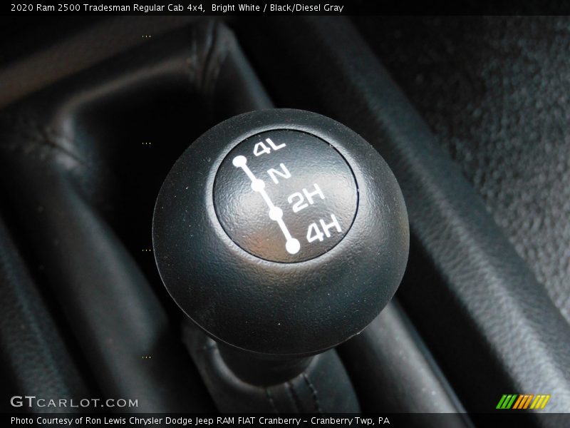 Bright White / Black/Diesel Gray 2020 Ram 2500 Tradesman Regular Cab 4x4