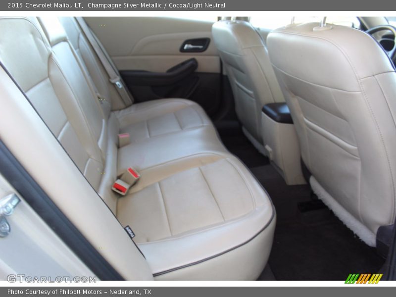 Champagne Silver Metallic / Cocoa/Light Neutral 2015 Chevrolet Malibu LT
